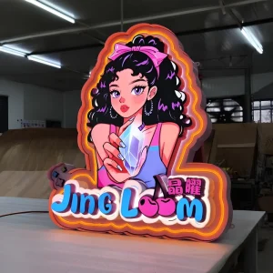 Electrical Shop Luminous Names Board Designs Outdoor LED Light Box Sign 3D Signboard Custom LED Brand Advertising Buildings