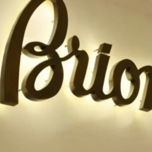Electronic Signs for Business Custom Metal Sign LED Light Letter Shop Outdoor Sign