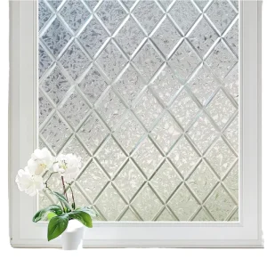 Electrostatic Colorful Frosted Glass Film Privacy UV Protection Self Adhesive Removable Window Sticker for Home Office