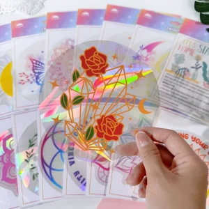 Electrostatic Glass Sticker Window Wall Butterfly Sunlight Funny Decal Rainbow Prism Stickers PVC Sun Catcher Sticker Home Decor