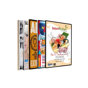 Elevator Advertising Aluminum Magnetic Poster Frame Display Board