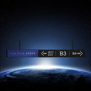 Elevator LCD Hanging Sign Poster Airport Wayfinding Retail Store Guidance System Animation Graphics SDK for Subway