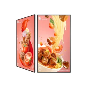 Elevator Wall Hanging Advertising Machine Bus Shopping Mall HD Poster Display Milk Tea Shop Ultra-thin Advertising Machine