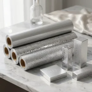Emeteq Transfer Paper Film Free Sample Metallic Offset Brightness Self Adhesive Transfer Film