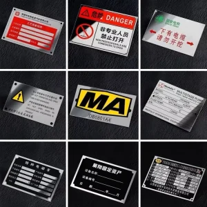 Enamel Metal Signs Door Number Plates alcohol Wine Board