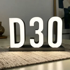Energy Saving Eco Friendly Resin Letters LED Illumination for Advertising Companies Outdoor Use Low Power Consumption Retail
