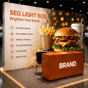 Energy Saving LED Fabric Light Box with Low Power Consumption