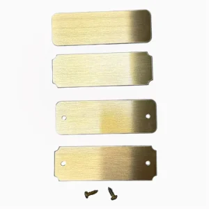 Engrave Outdoor Easy Fixed Stainless Steel Brass Plaque Custom Small Blank Metal Nameplate for Historic & Memorial Sign