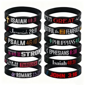 Engraved Logo Rubber Bracelets for Company Advertising Silicone Wristbands