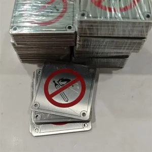 Engraved Metal Plate Custom Metal Logo Sign Name Plates Aluminium Machine Nameplates