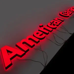 Engraving 3D Acrylic Led Logo Letter Sign Two Sides Lighting Custom Acrylic Sign