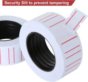 Environmentally Friendly White and Multi Color Paper Adhesive Label Tags Stickers for Retail Supermarket and Color Retail Shops
