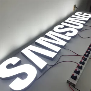 Epoxy Resin 3D Logo Signage LED Channel Letter Sign Resin Letters