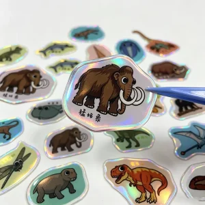 Epoxy Sticker Environmentally Friendly Material Cartoon Resin Dome Label for Planners Journals Toys Learning Projects and Craft