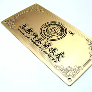 Etching Custom Metal Logo Plates