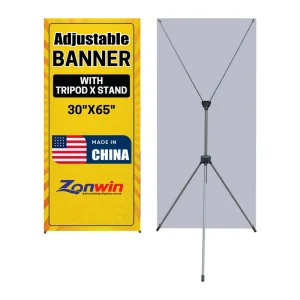 European Style Custom X Frame 60x160cm 80x180cm Portable Retractable Banner Stand for Exhibition Product Promotion Advertising