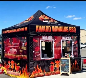 Event Pop up Advertising Tent Custom Printing Waterproof for Street Food Stall Portable UV proof Outdoor Market Tents