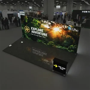 Exhibition Booth Display Fabric Light Box SEG Light Box Stretch Fabric