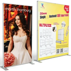 Exhibition Light Box 3x3m SEG Fabric Double Sided Backlit Exhibition Equipment