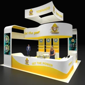 Exhibition Stand High end 20*20ft Trade Show Booth Exhibition Display Custom Trade Show Booth