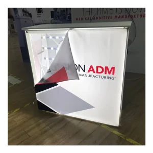Expandable Double Sided Fabric SEG LED Light Box for Exhibition