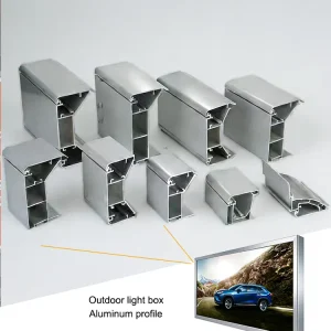 Extruded Aluminium 90mm*60mm 9cm*6cm 2mm Fabric Textile Flip Cover Light Box Advertising Snap Frame Aluminium Profile