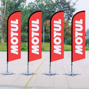 FEAMONT Outdoor Water filled Base Knife Beach Flag Telescopic Aluminum Flagpole 3m 7m