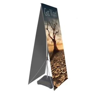 FOCUS X Stand Banner Custom Promotion Advertising Banner Digital Printing Windproof Exhibition X Stand