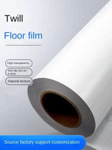 FUDA 130mic Self Adhesive PVC Cold Lamination Vinyl Film Non slip Twill Beverage Application Roll