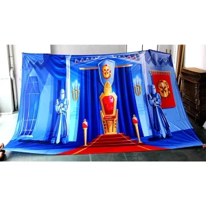 Fabric Banner 250g Polyester Material Dye Sublimation Printing Custom Slogan Indoor outdoor Silk Polyester Fabric Banner