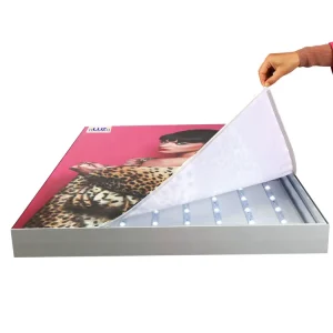 Led Backlight Poster Frame Wall Light Box Thin Fabric Wall Lightbox for Advertising