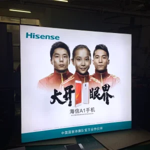 Fabric LED Slim Backlit Light Box Display Frame