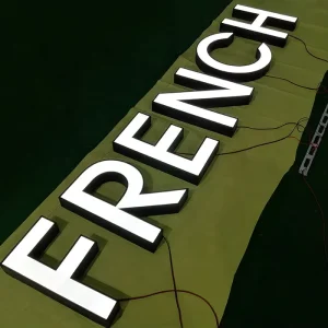 Face-lit LED Channel Letters for Restaurants and Cafe Signs