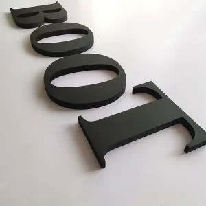 Factory 3D Plastic Letters and Numbers PVC Lettering Customized for Wall