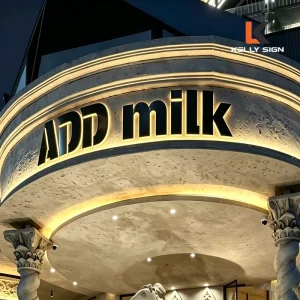 Factory Back Light Acrylic Metal Led 3D Channel Letter Sign Illuminated Logo Shop Store Outdoor Business Office Signs