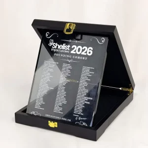 Factory Crystal Certificate Plaque Black Wooden Box Engraving Black Crystal Certificate Plaque