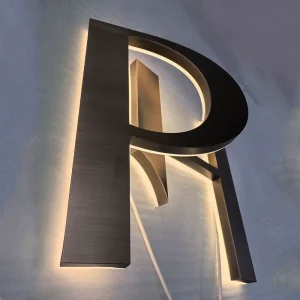 Factory Custom 3D Backlit Light Up Led Letter Sign Led Channel Letters Lighted Sign Backlit Sign