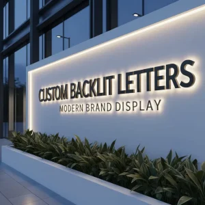 Factory Custom Business Logo 3D Metal LED Letters Sign Metal LED Illuminated Sign LED Sign Board for Advertising