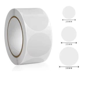 Factory Custom Clear Waterproof Labels High Adhesive Stickers Round Label Roll for Product Packaging Sealing