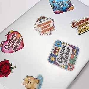 Factory Custom Design Die Cut Self-adhesive Labels Matte PVC Stickers for Cosmetic Bottles Roll Pack