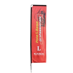 Factory Custom Flag 2.8m Solid Fiberglass Weatherproof Multi Scene Beach Flag Pole for Beach Event Signage