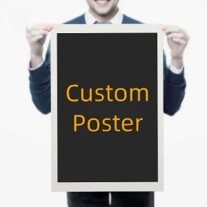 Factory Custom Large A1 A2 A3 Waterproof Eco Friendly Art Deco Paper 3D Rectangle Poster Printing 24×36 Service Prints