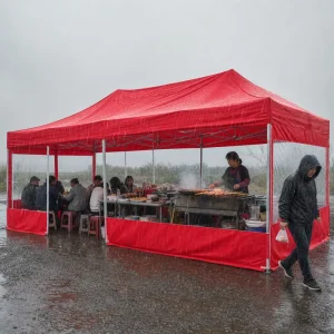 Factory Custom Logo Pop up Canopy Tent 3x3m Waterproof Outdoor Market Stall Advertising Booth Tent