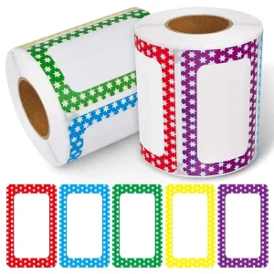 Factory Custom Personalized Waterproof Oil Proof Strong Adhesion Self adhesive Paper Writable Sticker Label