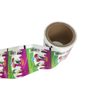 Factory Custom Plastic Film Laminated Packaging Candy Wrapper Film Food Grade Colorful Foil Film