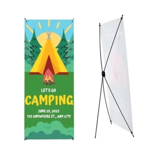 Factory Custom Printed 80*180 13Oz. Vinyl X Banner Stand Display Promotional Advertising Trade Show Events