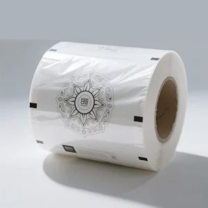 Factory Custom Printing Transparent Bopp Hot Laminated Plastic Packaging Film Flow Bag Roll Film