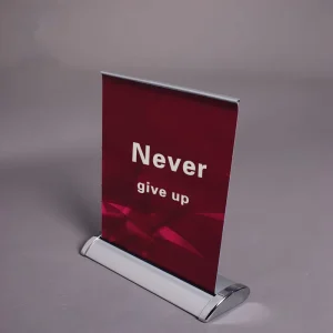 Factory Custom Size A3 Table Top Mini Roll Up Banner 40cm Flowers Desk and Tabletop Roll Up Banner Stand Doublesided