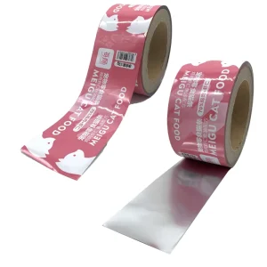 Factory Custom Small MOQ 50kgs Printed Food Packaging Roll Film