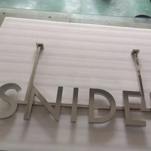 Factory Customization Steels Advertising Promotion Signs Outdoor 3d Logo Commercial Advertisement Letter Sign